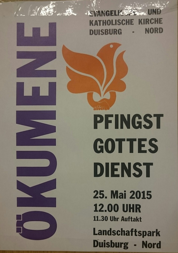 Ökumenischer Pfingstgottesdienst im Landschaftspark Evangelische